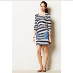 Anthropologie Marin striped dress with pockets